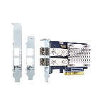 Сетевая карта QNAP QXP-16G2FC Dual-port Fiber Channel adapter, 2 x 16 Gb/s SFP +, PCIe Gen3 x8. For QTS OS ONLY, фото 1