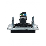 Розетка компьютерная IEK BRITE РК10-БрГ RJ45 кат.5E графит, фото2