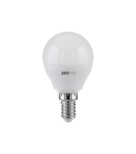 Лампа светодиодная JazzWay PLED-SP-G45 7Вт шар 5000К холодный белый E14 540лм 230В