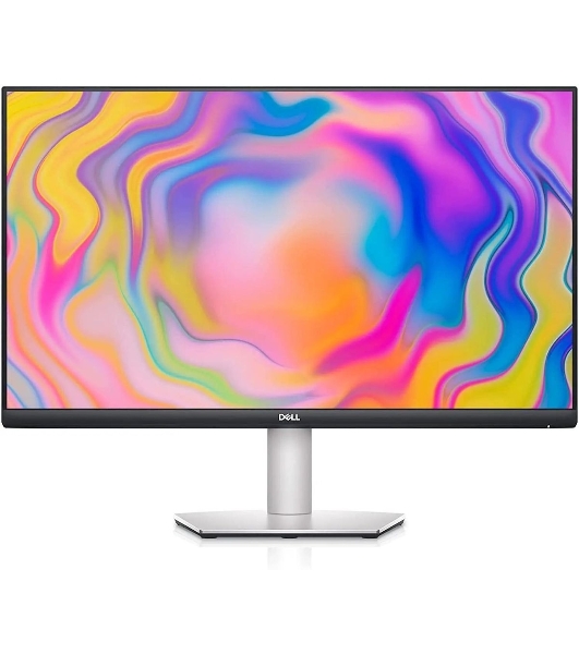 Монитор 27' Dell S2722QC IPS 3840x2160, 60 Гц, 4 мс, 16:9, 350 кд/м², 2xHDMI 2.0, 1xUSB-C, 2xUSB, динамики, серебристый