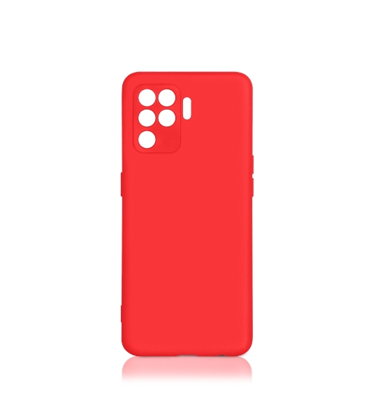 Чехол (клип-кейс) DF oOriginal-11, для Oppo Reno 5 Lite, красный df ooriginal-11 (red)