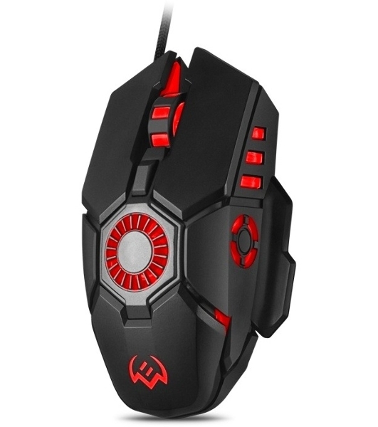 Мышь проводная SVEN RX-G880 черный, 7000 dpi, USB, кнопки - 7
