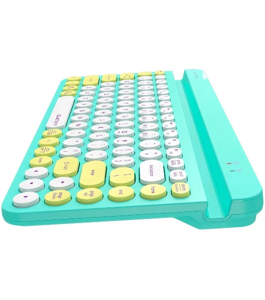 Клавиатура беспроводная A4Tech Fstyler FBK30, USB, Bluetooth/Радиоканал, зеленый