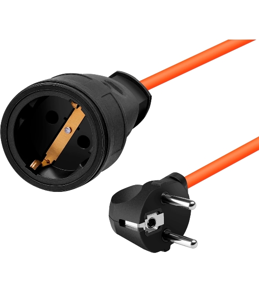 Удлинитель силовой Defender Ext2G-01-10 6А, 10 м, б/з - без рамки