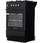 Плита газовая De Luxe 5040.48Г (Щ)-011 черный, конфорок 4 шт, духовка 46 л, 50 см x 85 см x 50 см, фото9