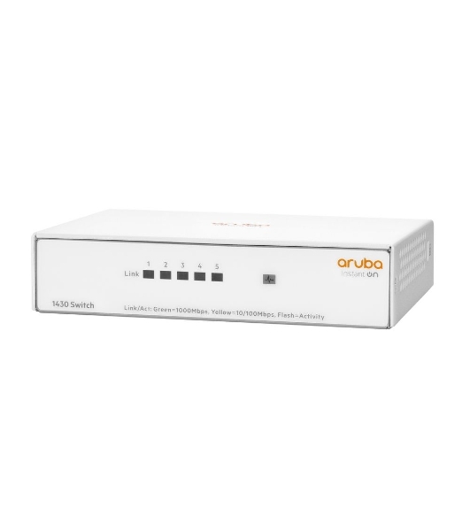 Коммутатор HPE Aruba Instant on 1430 5G unmanaged fanless Switch