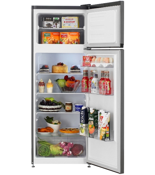 Холодильник Beko B1RDSK240G серый двухкамерный 177/46л морозилка сверху