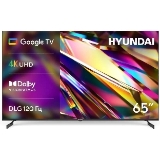 Телевизор Hyundai 65' H-LED65BU7011 черный LED 4K UHD 60Hz Smart TV 2GB/16GB
