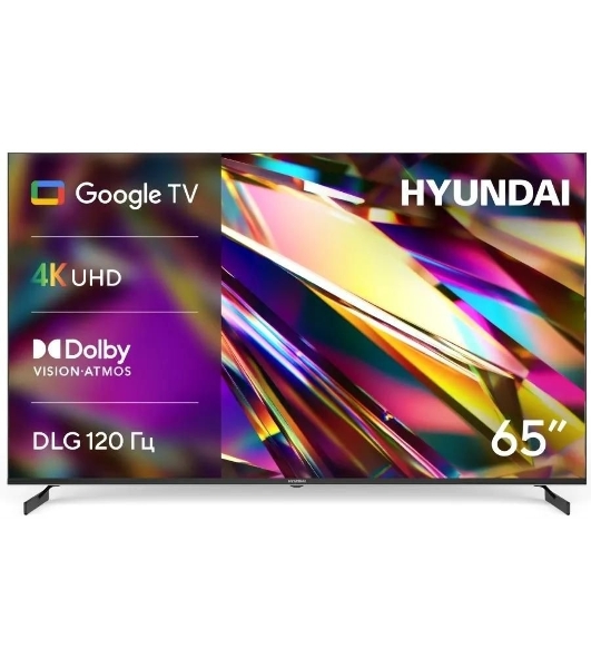 Телевизор Hyundai 65' H-LED65BU7011 черный LED 4K UHD 60Hz Smart TV 2GB/16GB
