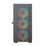 Компьютерный корпус ACD Citadel 104 ATX, черный, USB 3.0x1+USB 2.0x2+HD audio,3x12см F1 ARGb fans at front(Slave fans),1x12см F1 ARGb fan at rear (Master fan), фото3