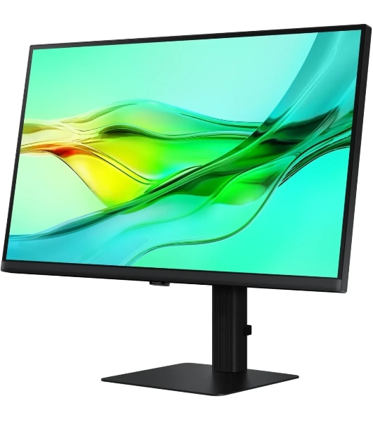 Монитор 24' Samsung ViewFinity S6 S24D604UAU IPS 2560x1440, 100 Гц, 5 мс, 16:9, 350 кд/м², HDMI 2.0, DP 1.4, USB-C, Ethernet, 3.5 Jack, USB Hub, HDR10, PIP, черный
