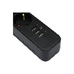 Сетевой фильтр Гарнизон 2.0 Мультипорт EPS-4-U3-B-2, 4 р, 10А, 3xUSB, 2 м, ур.защиты 2+, черный, пакет, фото9