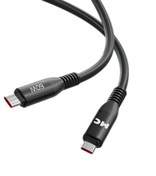 Дата-кабель MORE CHOICE (4620202554529) K83aa USB 3.0A PD 60W для Type-C Type-C - 1 м, черный