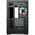 Компьютерный корпус Forza Forza FZ-G42B Seaview TG ATX Case, black, w/o psu, Curved Tempered glass front panel, 1x3,5', 3x2,5, фото2