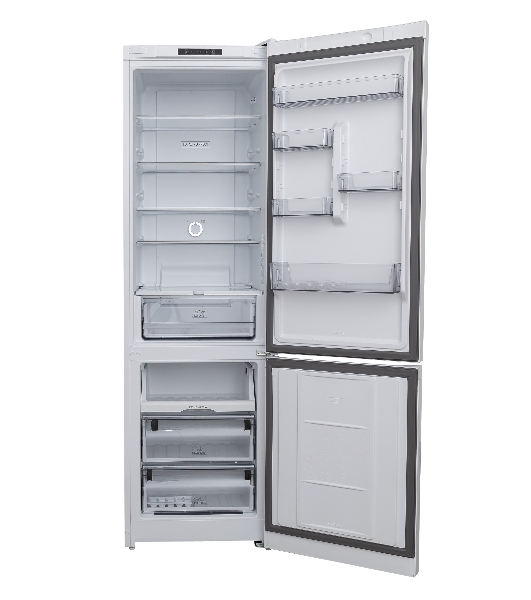 Холодильник Hotpoint HT 5200 C W белый двухкамерный 240/83л морозилка снизу, No Frost