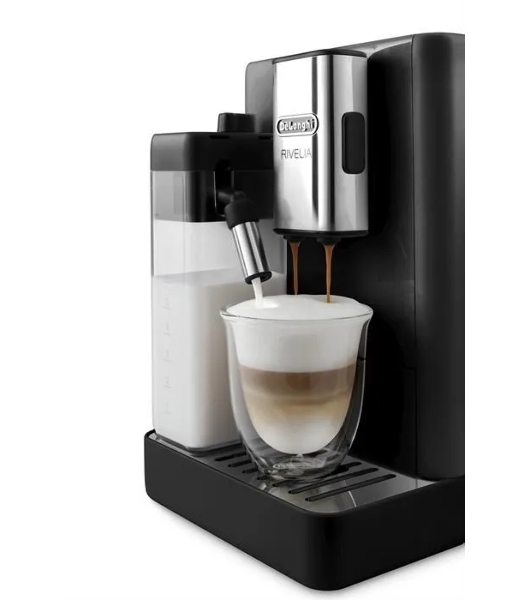 Кофемашина автоматическая DeLonghi EXAM440.55.B черный, исп. кофе - зерновой/молотый, 1.4 л, 1450 Вт, 19 бар
