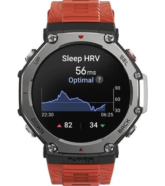 Умные часы Amazfit T-Rex 3 A2323, 1.5' AMOLED, Wi-Fi, Bluetooth, 10ATM, темно-серый / красный