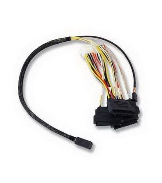 Кабель Amphenol RHS36-4819, (HDmSAS SFF8643 to 4*SAS SFF8482 internal cable), 75 см