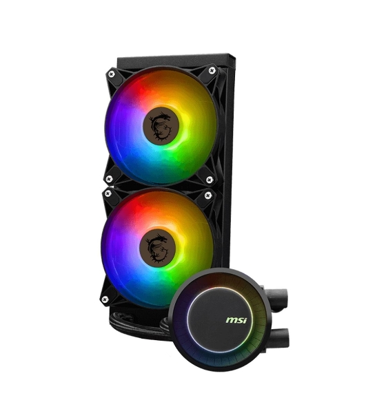 Система жидкостного охлаждения MSI MAG CORELIQUID E240 2x ARGB Fan LGA 1200/1700 AM5/AM4 (306-7ZW5E17-C24)