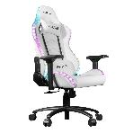 Кресло KFA2 Gaming Chair 01 RGB SE белый, экокожа, RGB-подсветка, подголовник, фото 1