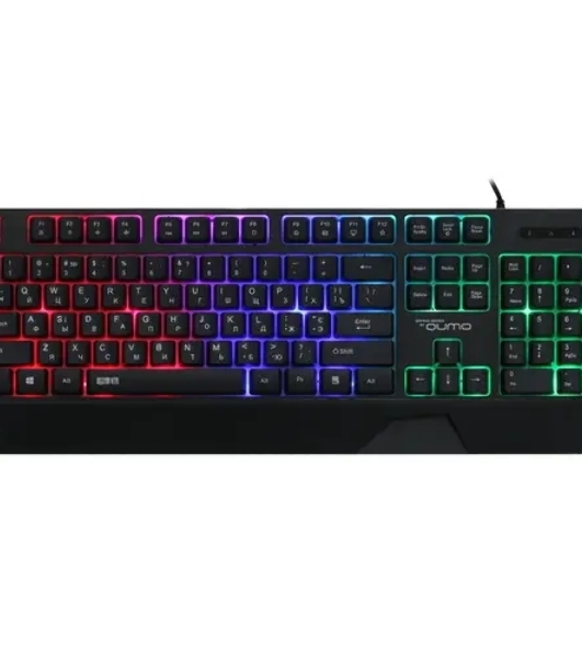 Клавиатура Qumo Twins K68 проводная, USB Type-A, чёрный