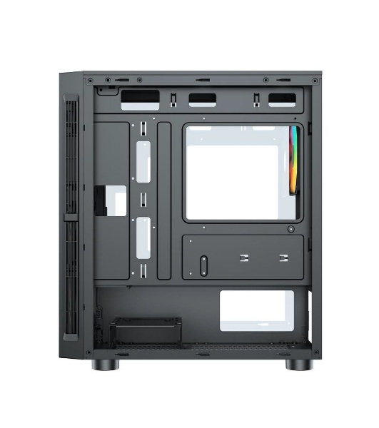 Компьютерный корпус ACD Citadel 104 ATX, черный, USB 3.0x1+USB 2.0x2+HD audio,3x12см F1 ARGb fans at front(Slave fans),1x12см F1 ARGb fan at rear (Master fan)