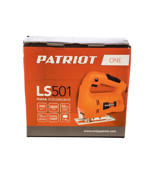 Лобзик электрический Patriot LS 501 THE ONE мощность 500 Вт, макс. толщина дерева 55мм