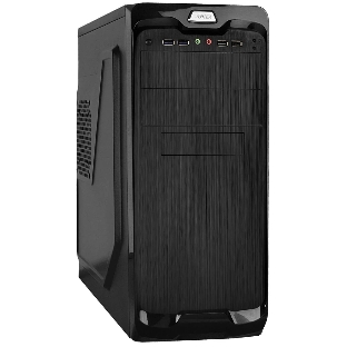 Компьютерный корпус Miditower ExeGate UN-604-UNS400 (ATX, БП UNS400 с вент. 12см, 2хUSB+2хUSB 3.0, аудио, черный)
