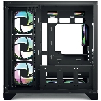 Компьютерный корпус Forza Forza FZ-G42B Seaview TG ATX Case, black, w/o psu, Curved Tempered glass front panel, 1x3,5', 3x2,5, фото3