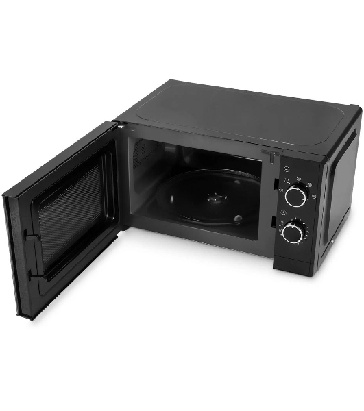 Микроволновая печь Vitek VT-MW2020 черный/хром, 20 л, 700 Вт, переключатели — поворотный механизм