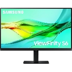 Монитор 24' Samsung ViewFinity S6 S24D604UAU IPS 2560x1440, 100 Гц, 5 мс, 16:9, 350 кд/м², HDMI 2.0, DP 1.4, USB-C, Ethernet, 3.5 Jack, USB Hub, HDR10, PIP, черный, фото 1