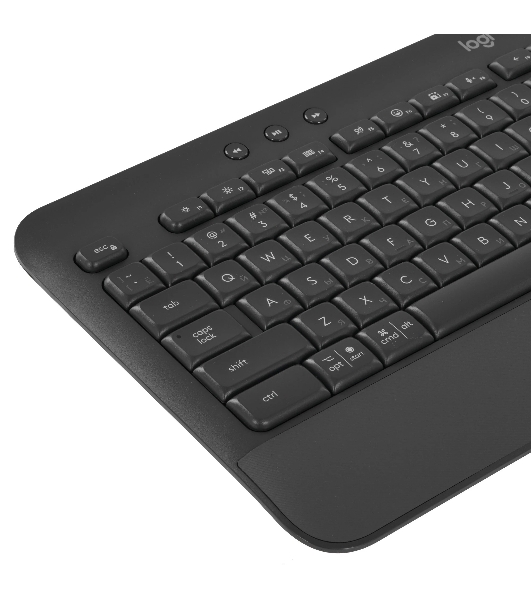 Клавиатура Logitech Signature K650 беспроводная, Bluetooth, радиоканал, чёрный