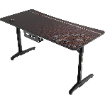 Стол игровой Eureka ERK-GIP-P60B столешница ЛДСП черный каркас черный, фото 1