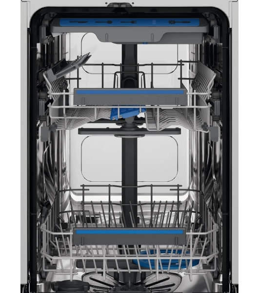 Встраиваемая посудомоечная машина Electrolux EEM43211L, черный, 44.6 см, 10 компл., 44 дБ, класс A