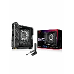 Материнская плата ASUS ROG STRIX B860-I GAMING WIFI, LGA1851, Intel B860, 2xDDR5, 4xSATA, 2xM.2, 1xPCIe 5.0 x16, 1xDP, 1xHDMI, 1xThunderbolt 4, 1x2.5Gb LAN, Wi-Fi 7, 2xUSB 2.0, 3xUSB 3.2 Gen 1, 1xUSB 3.2 Gen 2, 1xUSB 3.2 Gen 2x2, 1xUSB-C, 1xS/PDIF, 2x3.5 мм, 7.1, Mini-ITX, фото 1