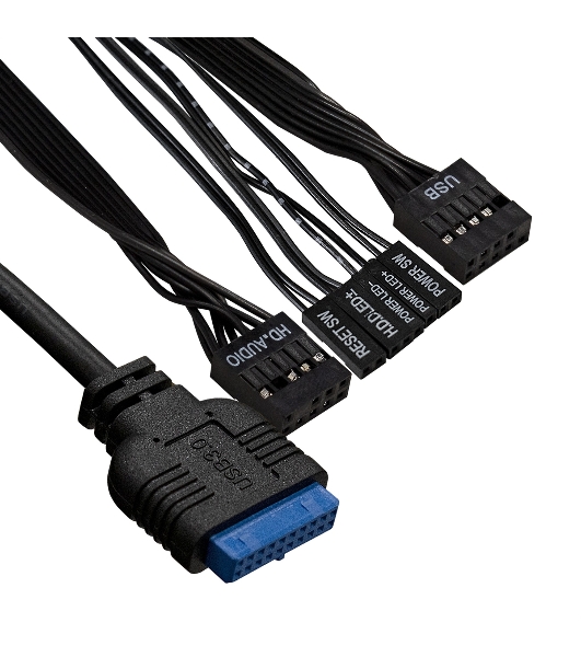 Компьютерный корпус Desktop ExeGate EX291267RUS MI-301U (mATX/mini-ITX, без БП, 1*USB+1*USB 3.0, аудио, черный)