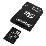 Флеш карта Micro SDHC 4Gb Smartbuy Сlass 4, адаптер в комплекте, фото5