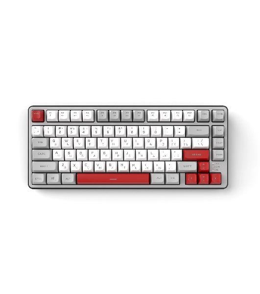 Клавиатура проводная Ritmix RKB-681BL Gray серый-бордовый