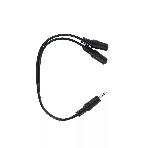 Кабель-адаптер 3.5ST(M)/2*3.5 ST(F), 0.2метра VCOM CV203, фото3