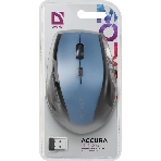 Мышь беспроводная Defender Accura MM-365 синий, 1600 dpi, радиоканал, USB, кнопки - 6, фото2