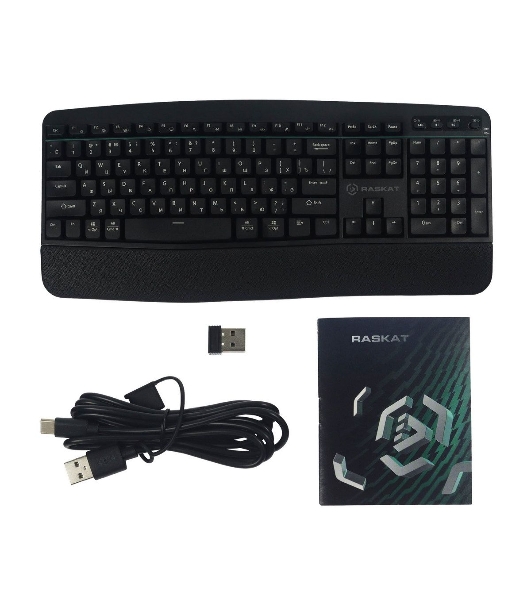 Клавиатура беспроводная Raskat K006 USB Type-A, чёрный