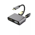 USB-концентратор Telecom TUC055, USB Type-C, HDMI/USB/PD/VGA, USB, фото 1