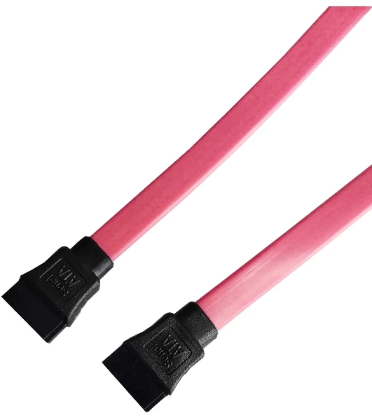 Кабель Buro SATA SATA 0.5м (BU-SATA-SATA0.5M) красный
