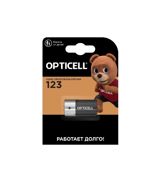 Батарея Opticell Specialty 123 (1шт) блистер