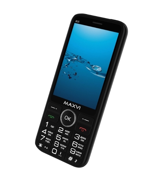 Мобильный телефон Maxvi B35 черный