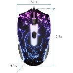 Мышь проводная Defender Overmatch GM-069 черный, 2400 dpi, USB, кнопки - 4, фото7