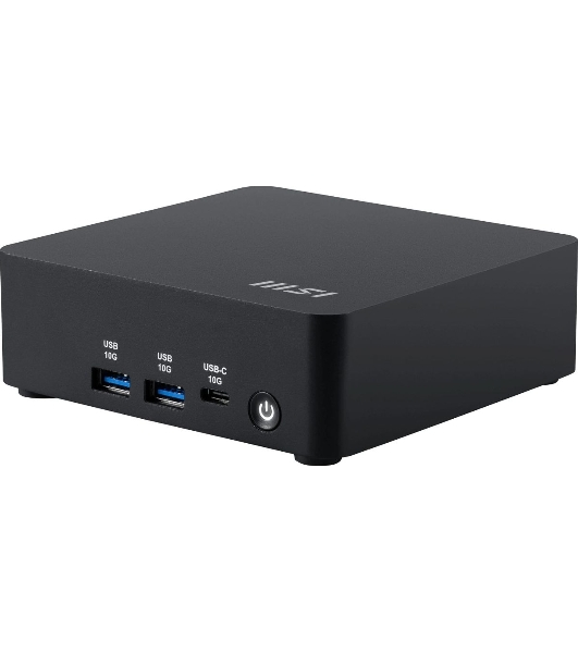Мини ПК MSI Cubi NUC AI 1UMG-043XRU Core Ultra 5 125H (1.2) 16Gb SSD 512Gb Graphics CR без ОС 2xGbitEth WiFi BT 120W черный (9S6-B20911-043)