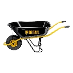 Тачка строительная Denzel усиленная, объем 130 л, 230 кг, колесо 15х6.00-6, фото7