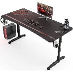 Стол игровой Eureka ERK-GIP-P60B столешница ЛДСП черный каркас черный, фото4