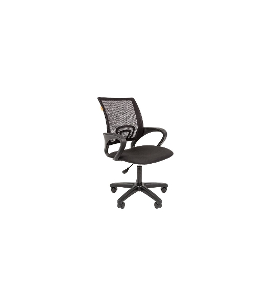 Кресло Chairman 696 TW-01 черный, ткань, 120 кг, механизм качания